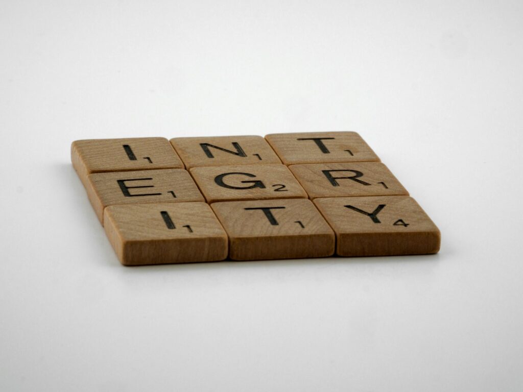 a scrabble of letters that spell out the word energy
